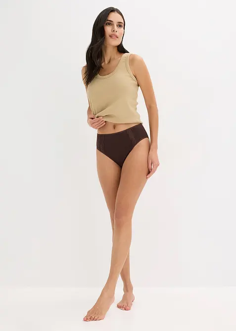 Lot de 4 slips Maxi coton, bonprix