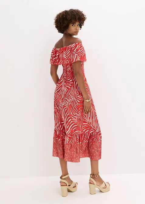 Robe col bardot, bonprix