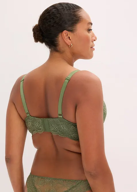 Soutien-gorge à coques et dentelle, bonprix