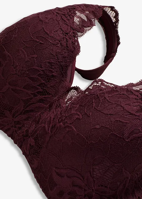 Soutien-gorge à coques avec dentelle, bretelles rembourrées, bonprix