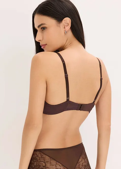 Soutien-gorge à coques, effet brillant, bonprix