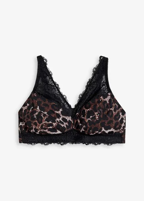 Soutien-gorge bralette minimiseur avec dentelle, bonprix