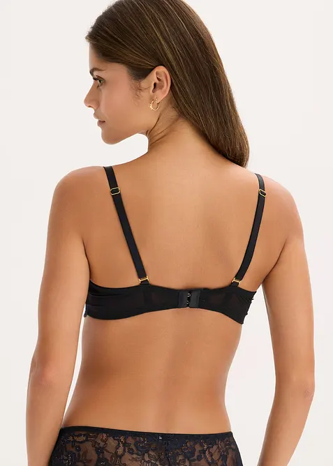 Soutien-gorge à coques avec dentelle à franges, bonprix