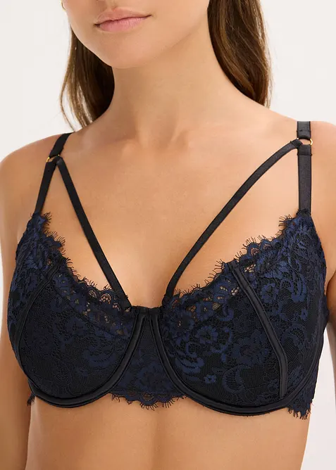 Soutien-gorge à coques avec dentelle à franges, bonprix