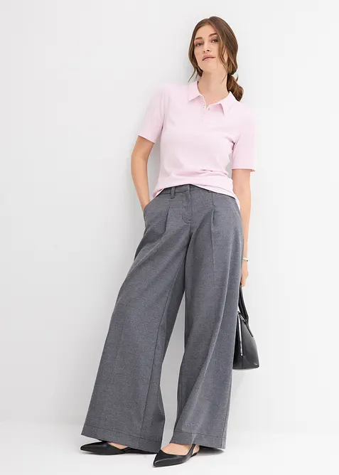 Polo en viscose extensible, bonprix