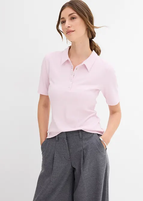 Polo en viscose extensible, bonprix