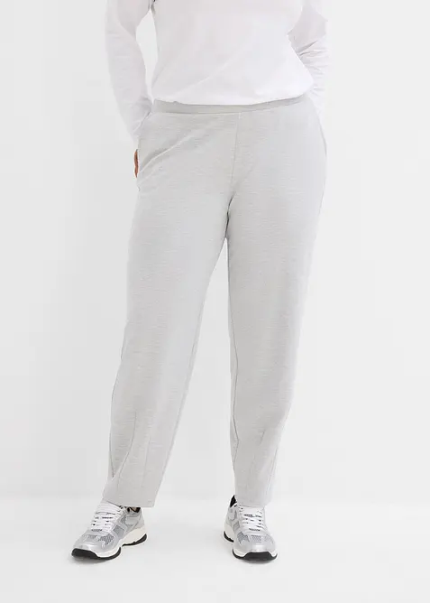 Pantalon barrel en viscose mélangée un peu brillante, bonprix