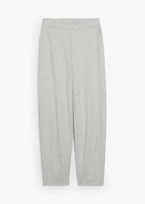 Pantalon barrel en viscose mélangée un peu brillante, bonprix