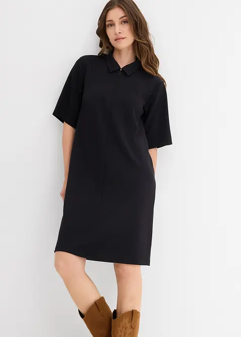 Robe polo en mati&egrave;re n&eacute;opr&egrave;ne douce, bonprix