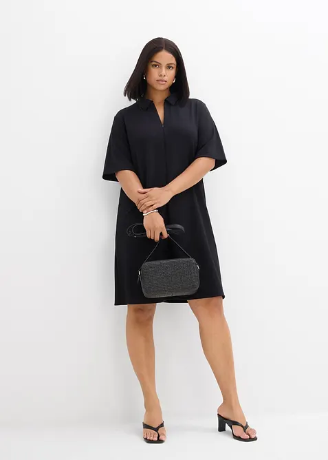 Robe polo en matière néoprène douce, bonprix