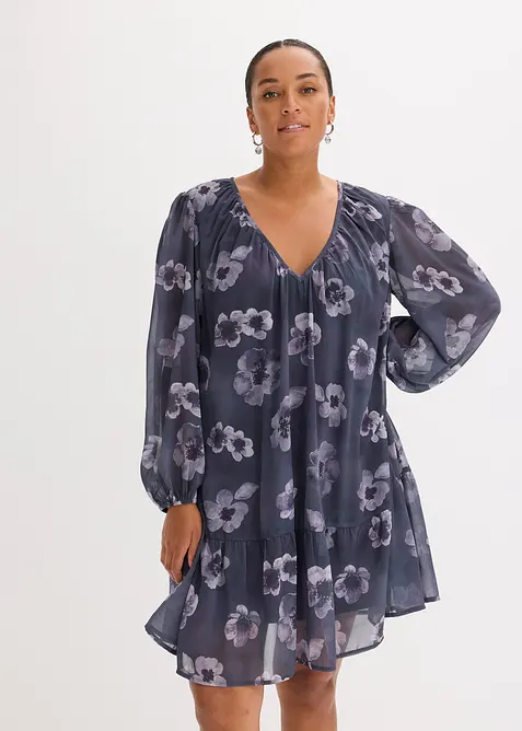 Robe courte en mousseline, bonprix