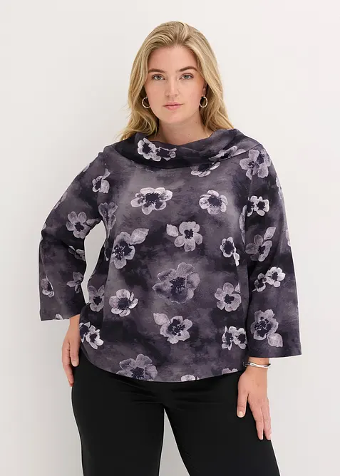 Blouse en crêpe texturé, bonprix