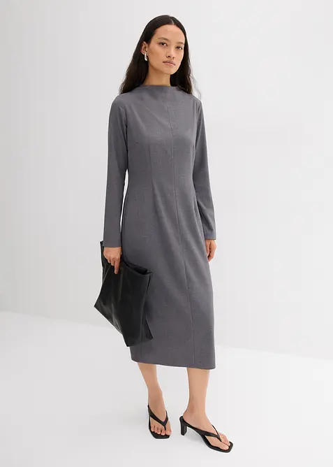 Robe midi en viscose fluide, bonprix