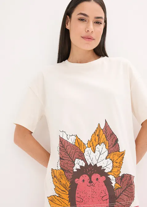 Pyjama corsaire 100% coton, bonprix