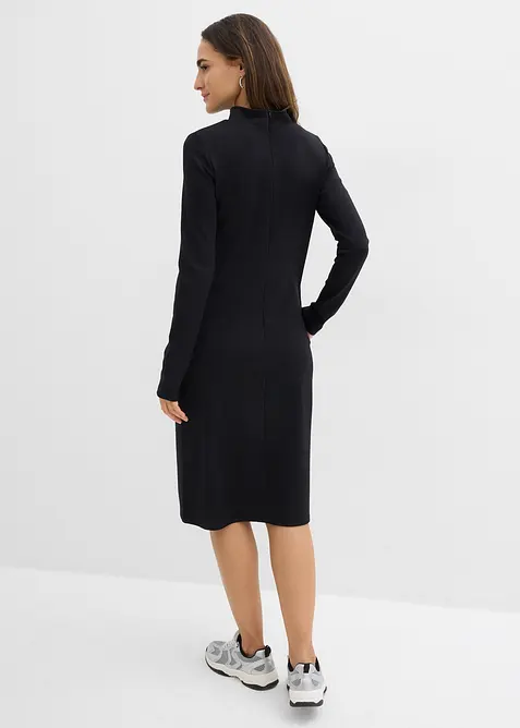 Robe en jersey milano à col montant, bonprix