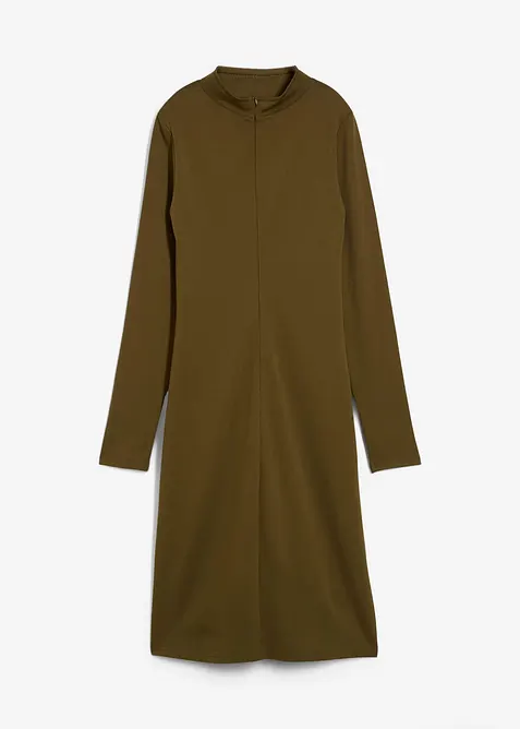 Robe en jersey milano à col montant, bonprix