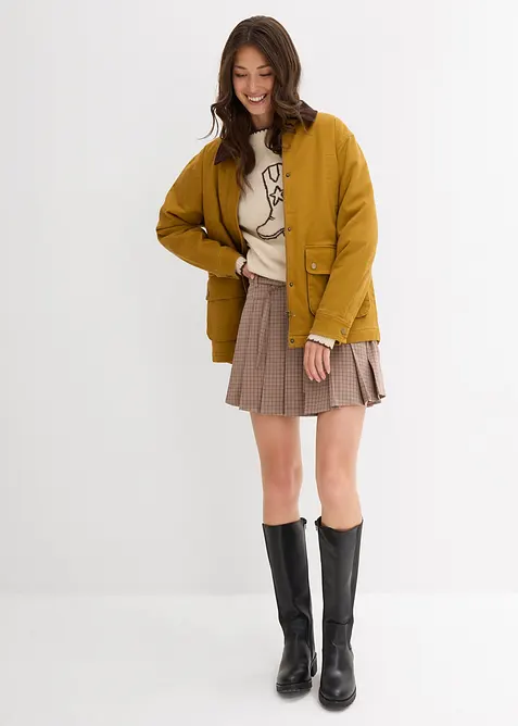 Jupe-short à plis creux, bonprix