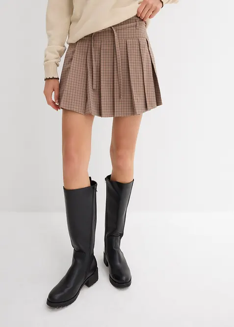 Jupe-short à plis creux, bonprix