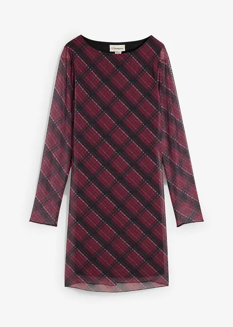 Robe courte en mesh fin, bonprix