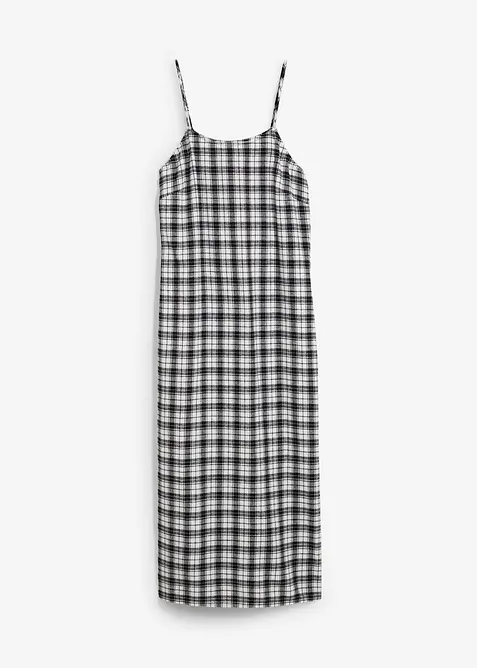 Robe à fines bretelles en flanelle 100% coton, bonprix