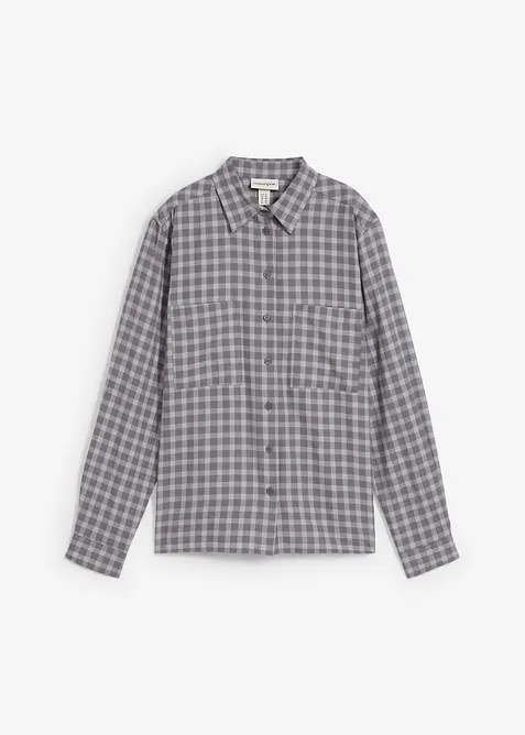 Chemise à carreaux 100% coton, bonprix