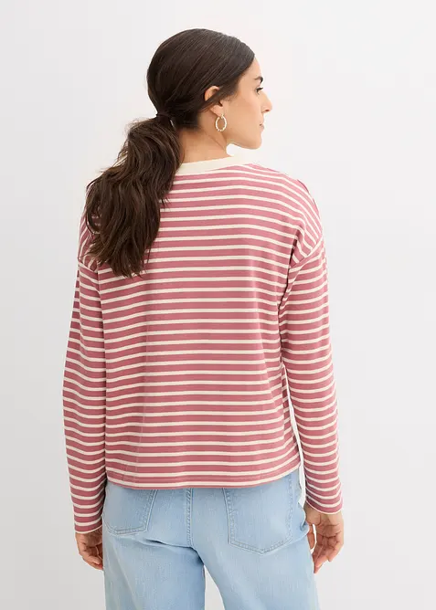 T-shirt manches longues en coton épais, bonprix