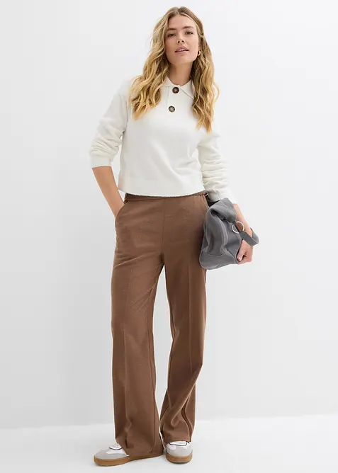 Pantalon large à pinces, bonprix