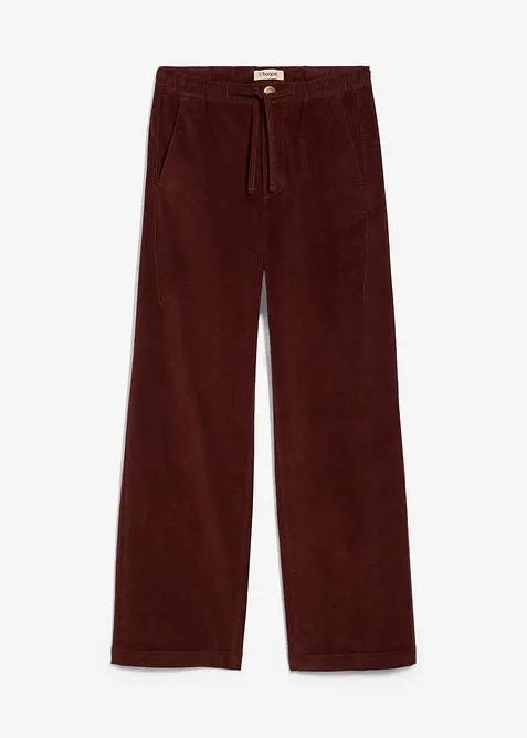 Pantalon en velours côtelé, coton extensible, bonprix