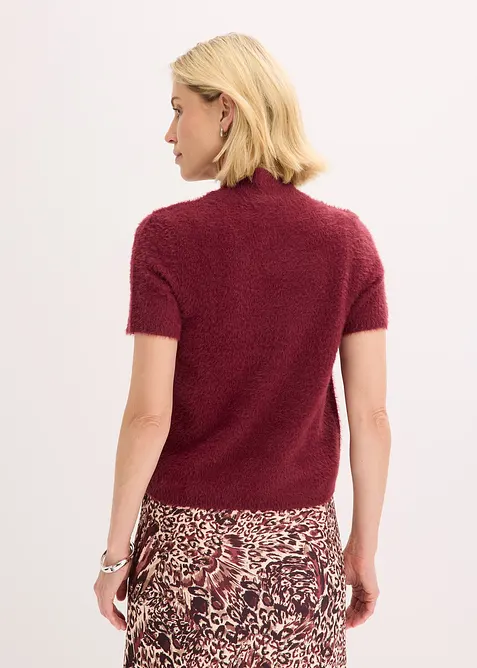 Pull en maille poilue, bonprix