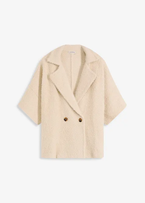 Gilet en maille poilue, bonprix