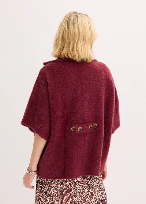 Gilet en maille poilue, bonprix