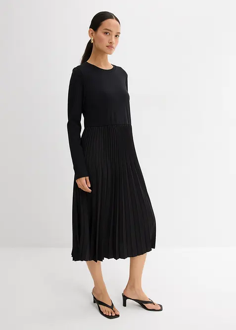 Robe midi en viscose fluide, bonprix