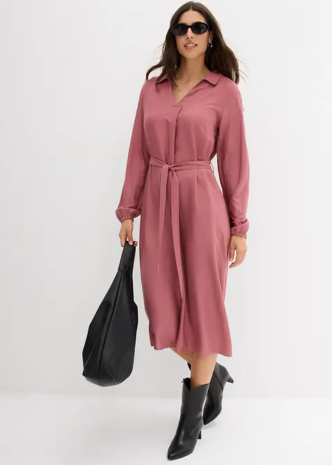 Robe midi en viscose fluide, bonprix