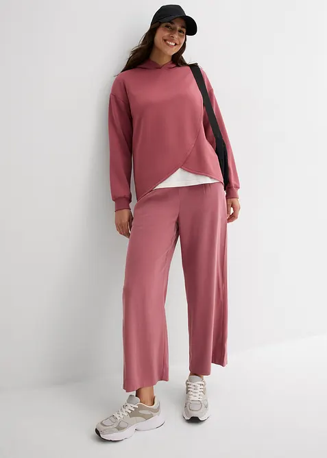 Pantalon raccourci en viscose mélangée, bonprix