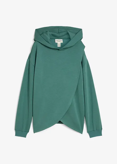 Sweat à capuche en douce viscose mélangée, bonprix