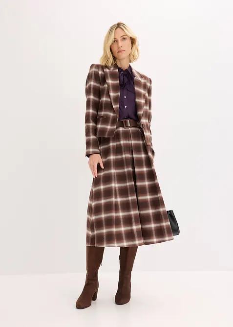 Blazer à carreaux, bonprix