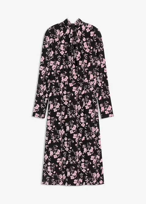 Robe midi à col montant, bonprix