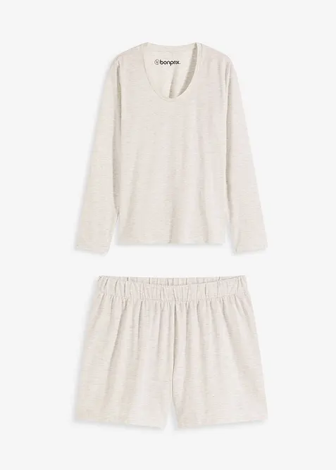 Pyjashort en mati&egrave;re l&eacute;g&egrave;re et douce, bonprix