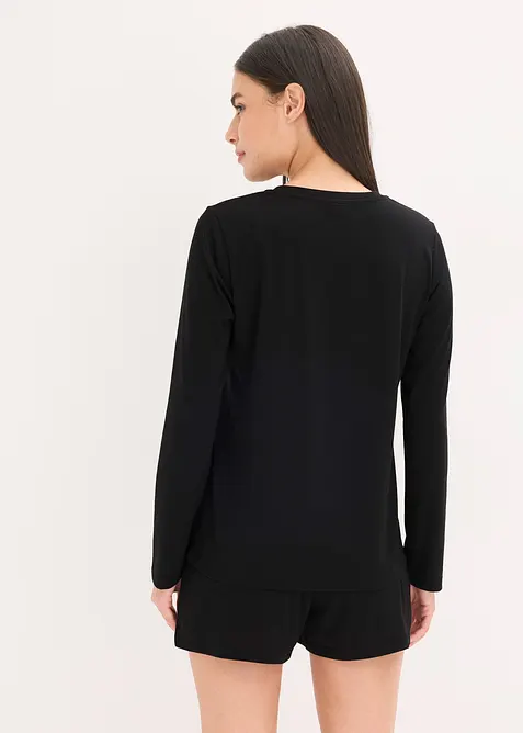 Pyjashort en matière légère et douce, bonprix