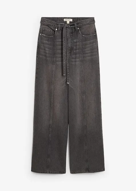 Jean large taille haute, bonprix