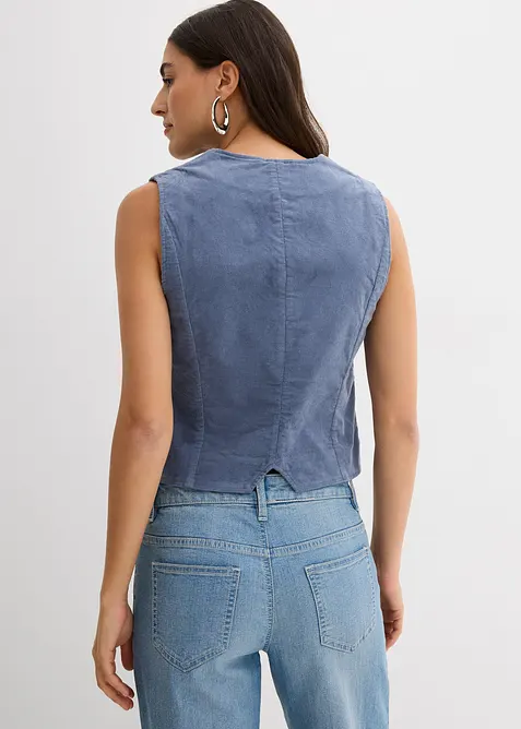 Gilet sans manches en velours côtelé, bonprix