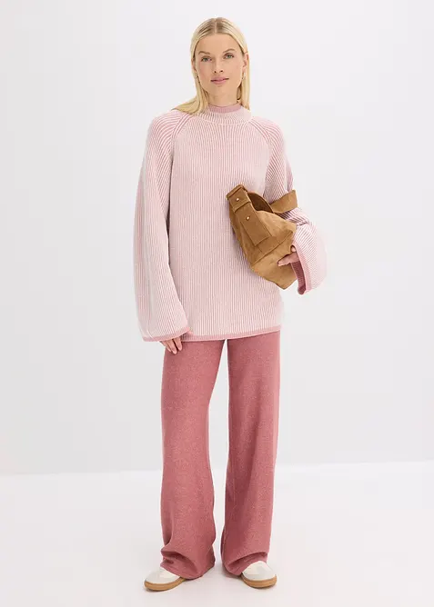 Pull oversize à col montant, bonprix