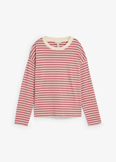 T-shirt manches longues en coton épais, bonprix