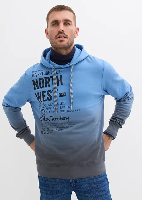 Sweat à capuche 100% coton, bonprix