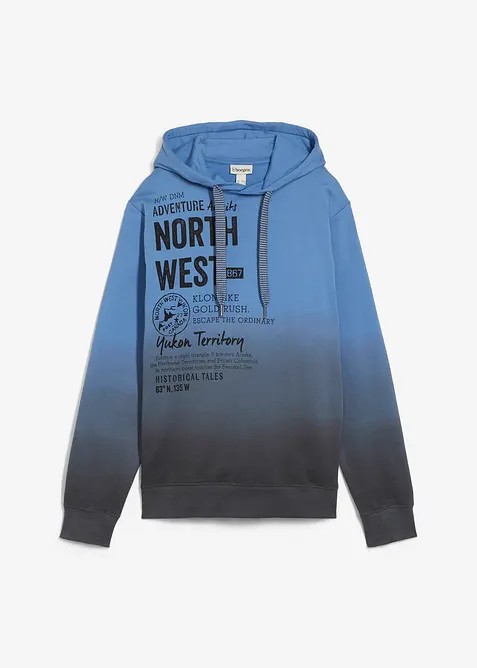 Sweat à capuche 100% coton, bonprix