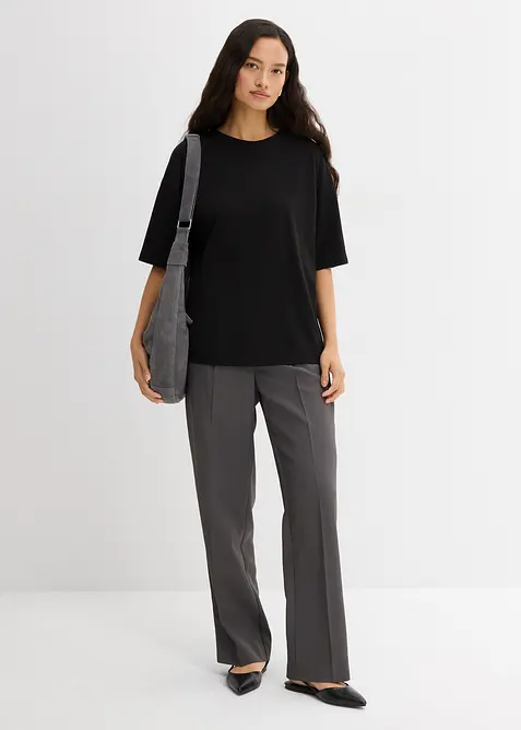 T-shirt oversize en coton mélangé, bonprix