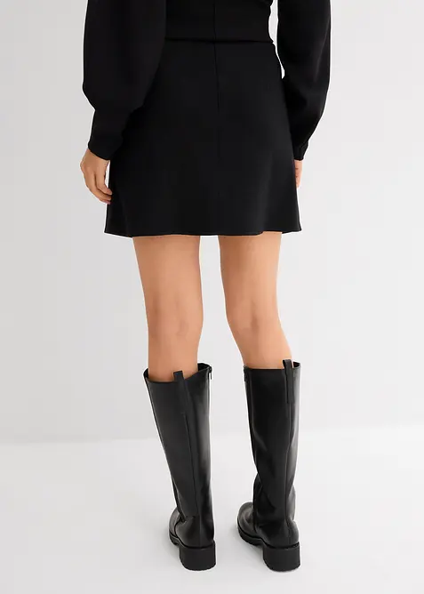 Mini-jupe en Punto di Roma confortable, bonprix