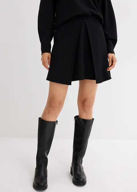 Mini-jupe en Punto di Roma confortable, bonprix