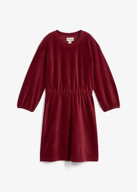 Robe en velours côtelé extensible, bonprix
