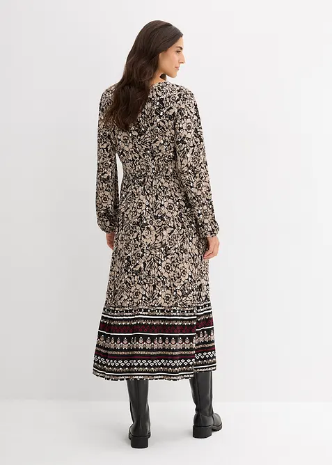 Robe longue en viscose douce et extensible, bonprix